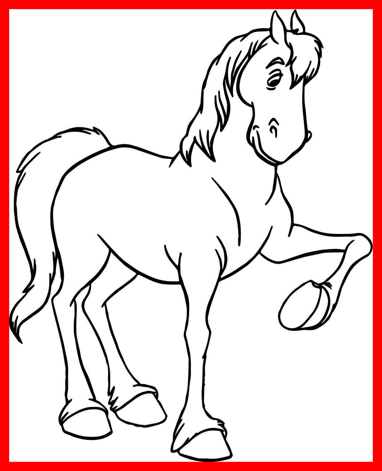 1303x1607 Shocking Cartoon Arabian Horse Coloring Page Wecoloringpage Pict