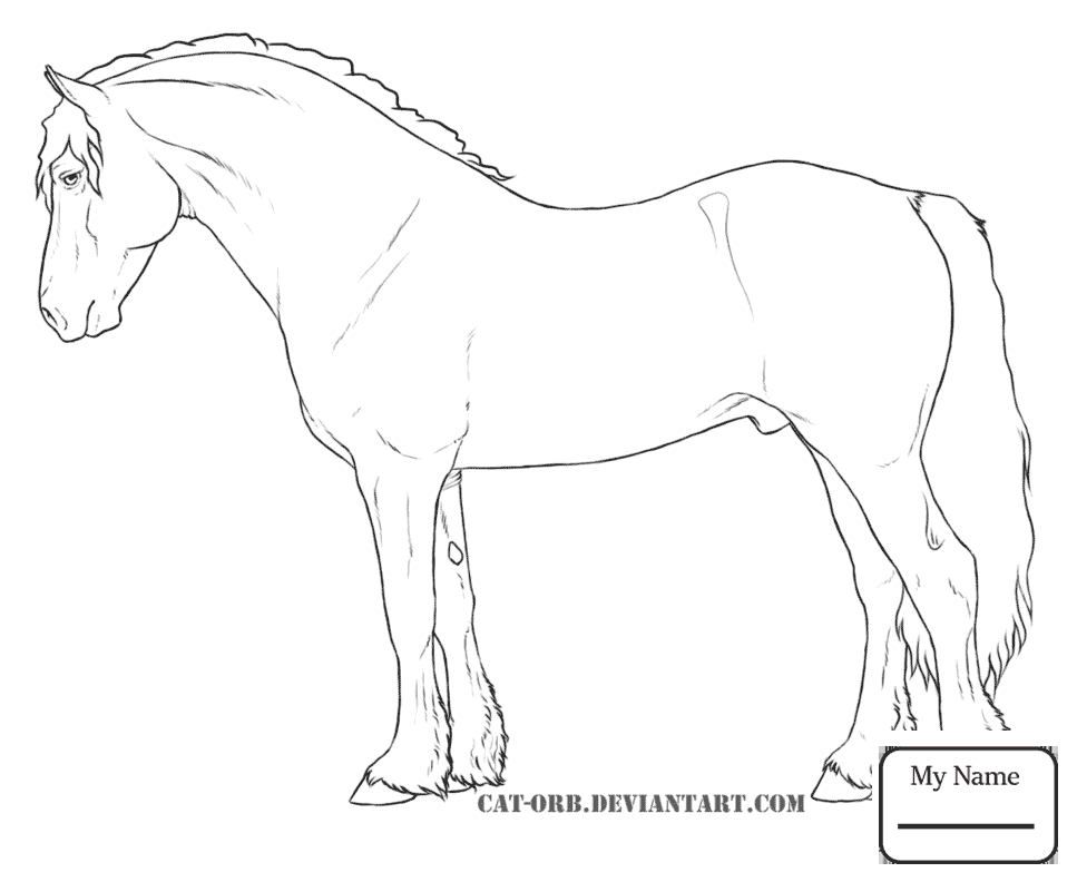 967x792 Spotted Horse Coloring Pages