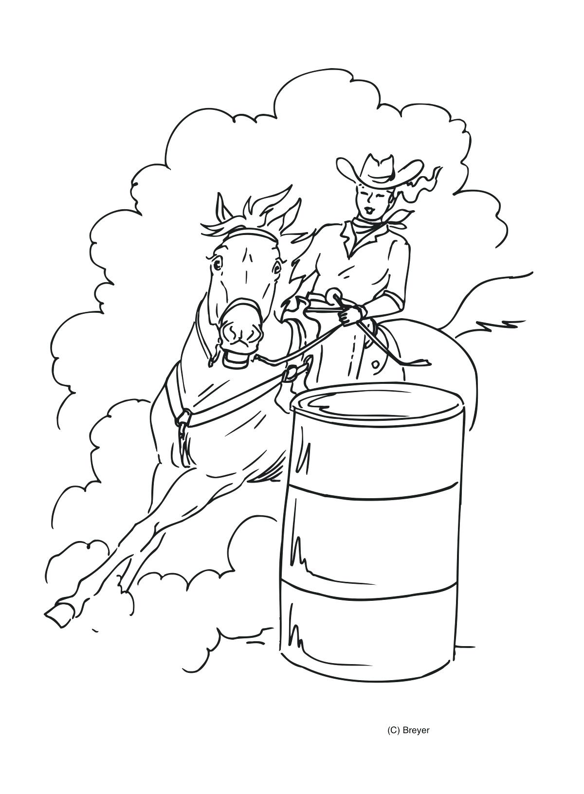1200x1632 Coloring Pages Horses Coloring Pages Barrel Racing Realistic