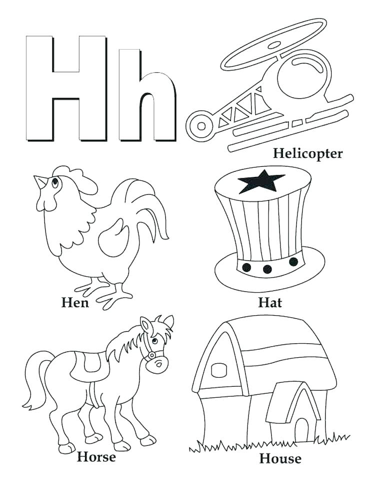 742x960 Printable Arabic Alphabet Coloring Pages