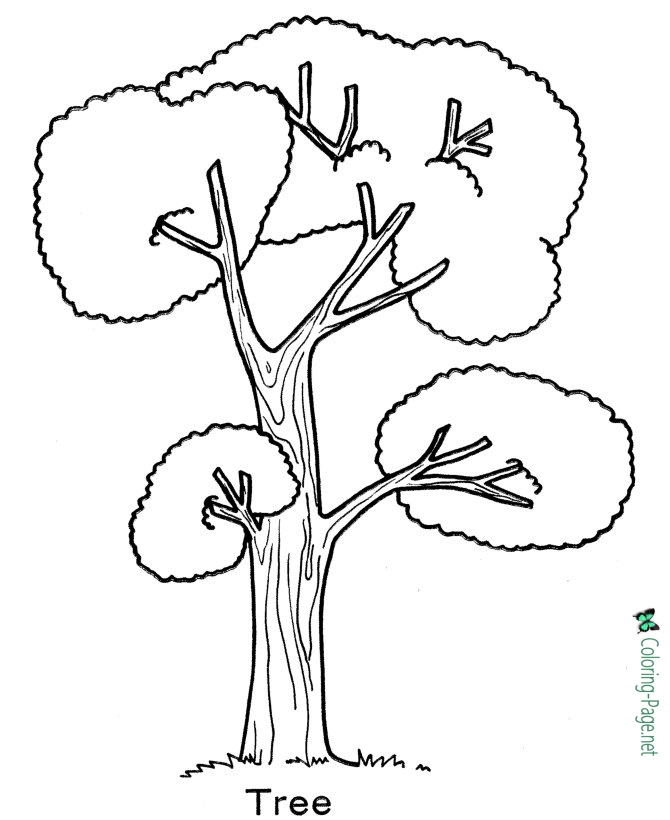 670x820 Arbor Day Coloring Pages