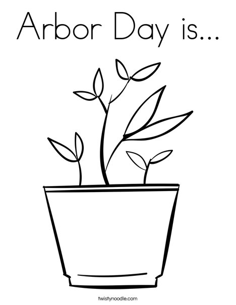 468x605 Arbor Day Is Coloring Page