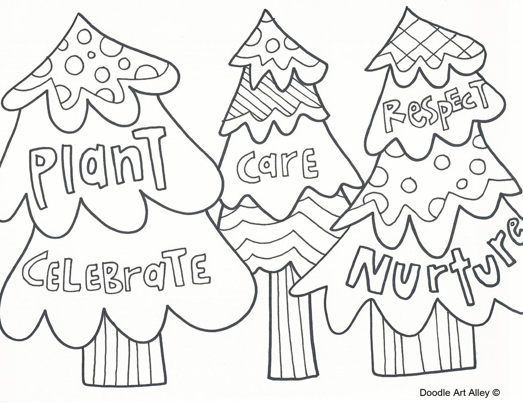 1035x800 Arbor Day Coloring Pages