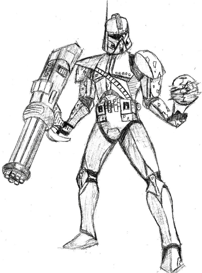 768x1039 Clone Trooper Coloring Pages