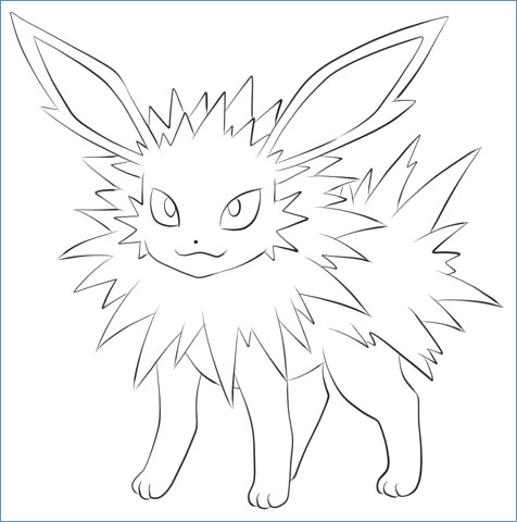 476x480 Contemporary Eeveelutions Coloring Pages Inspiration