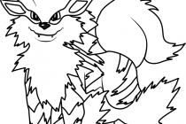 210x140 Free Pokemon Coloring Pages Arcanine Pokemon Coloring Page Free