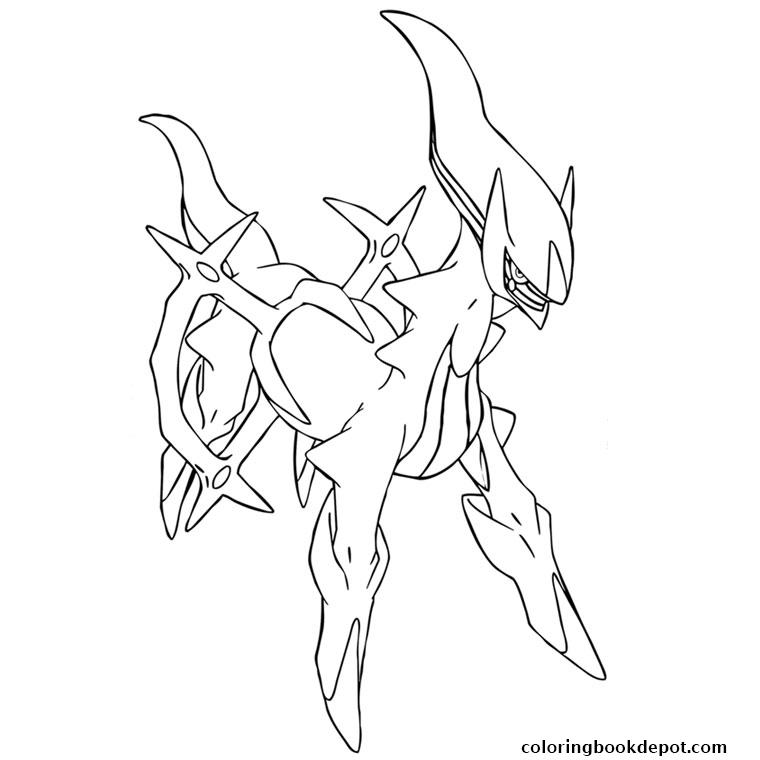 Arceus Coloring Pages at GetDrawings | Free download