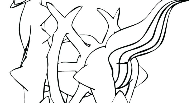 728x393 Arceus Coloring Pages Coloring Pages Legendary Coloring Pages