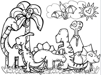350x263 Dinosaur Coloring Pages