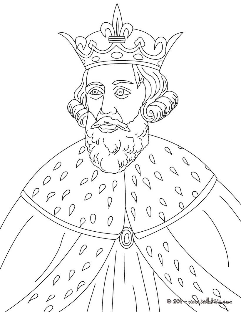 820x1060 King Alfred The Great Coloring Page Coloring Pages