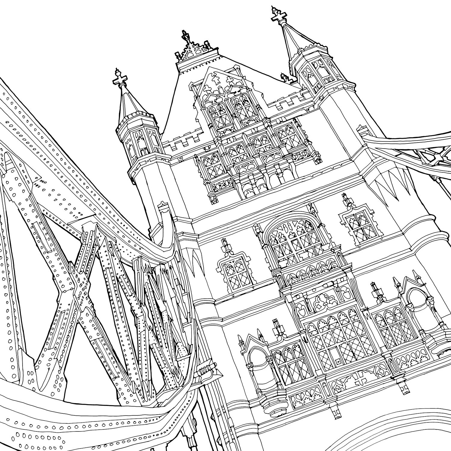 1500x1500 Stunning New Coloring Book Shines A Light On Global Architecture