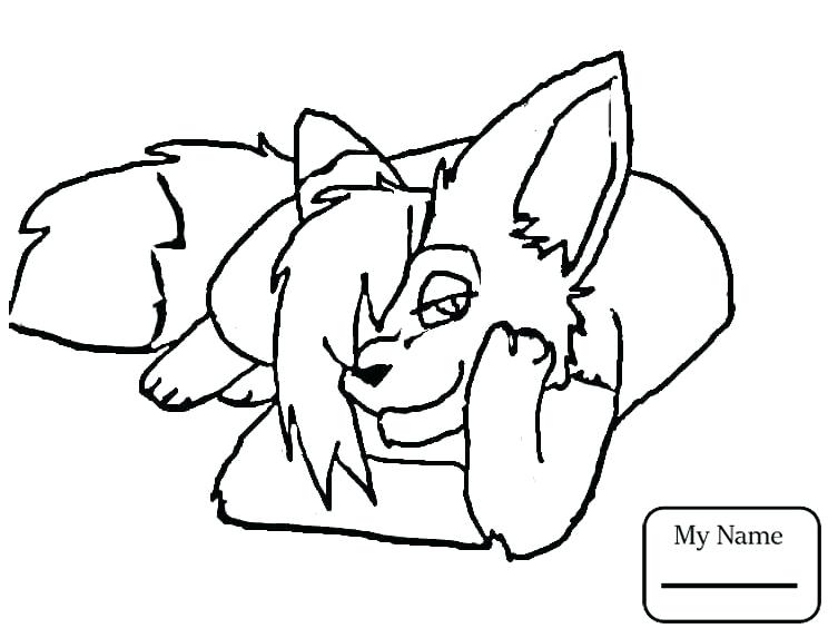 753x573 Arctic Fox Coloring Page Cute Arctic Fox Cartoon Foxes Mammals