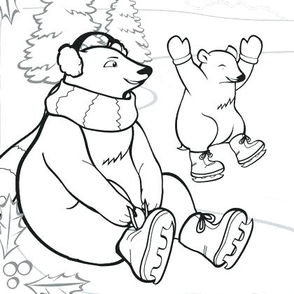 420x420 Polar Animals Coloring Pages Arctic Animals Coloring Page Free