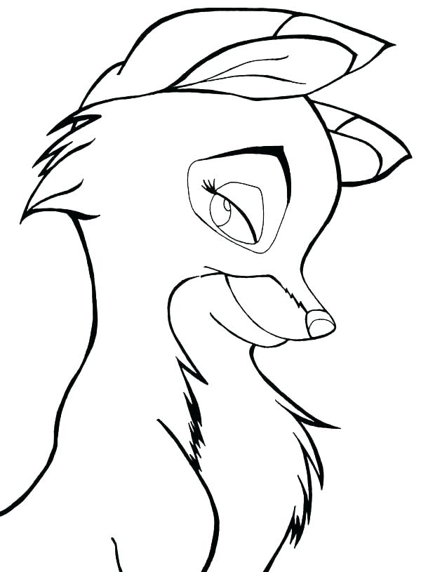 600x815 Fox Coloring Pictures Arctic Fox Coloring Page Dreamtemplates Club