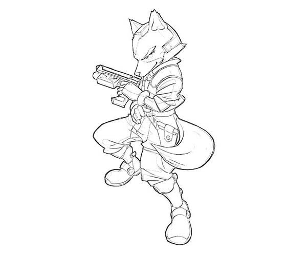 600x500 Star Fox Coloring Pages