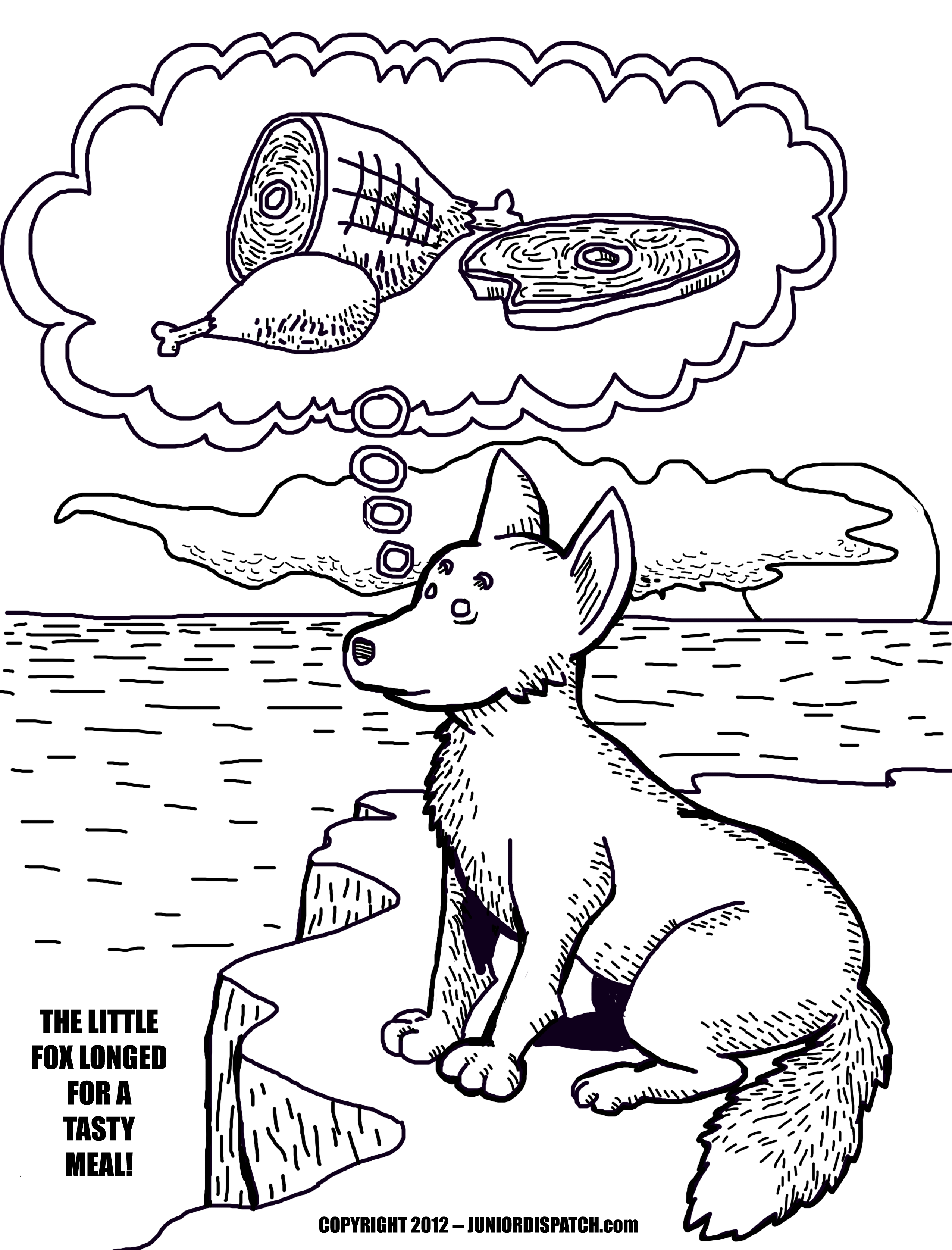 2552x3350 Arctic Coloring Page