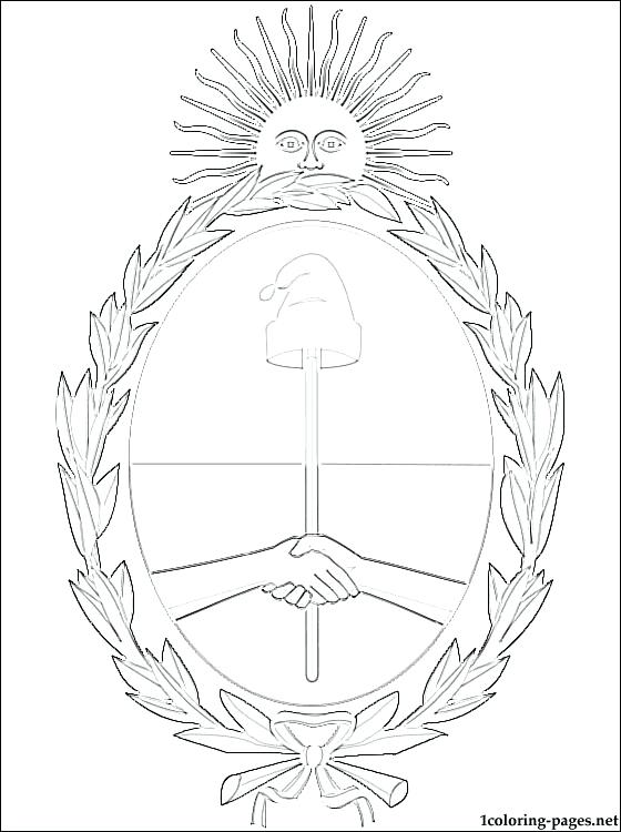 560x750 Argentina Flag Coloring Page Coloring Pages Flag Colouring Page