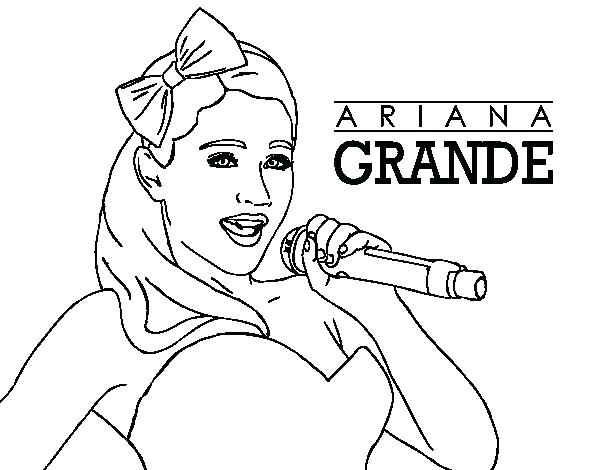 Ariana Grande Coloring Pages at GetDrawings | Free download