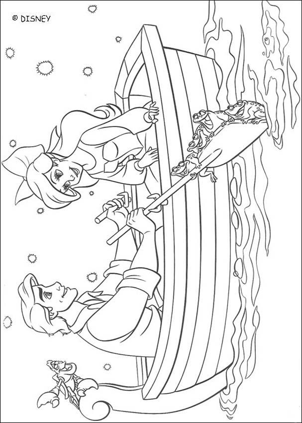 607x850 The Little Mermaid Coloring Pages Ariel And Eric