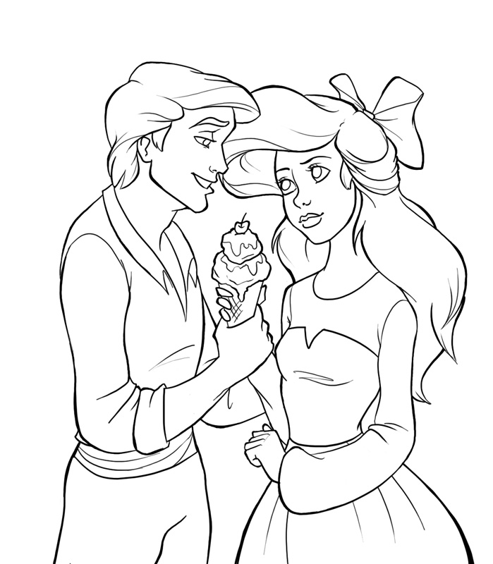 699x800 Ariel Coloring Pages