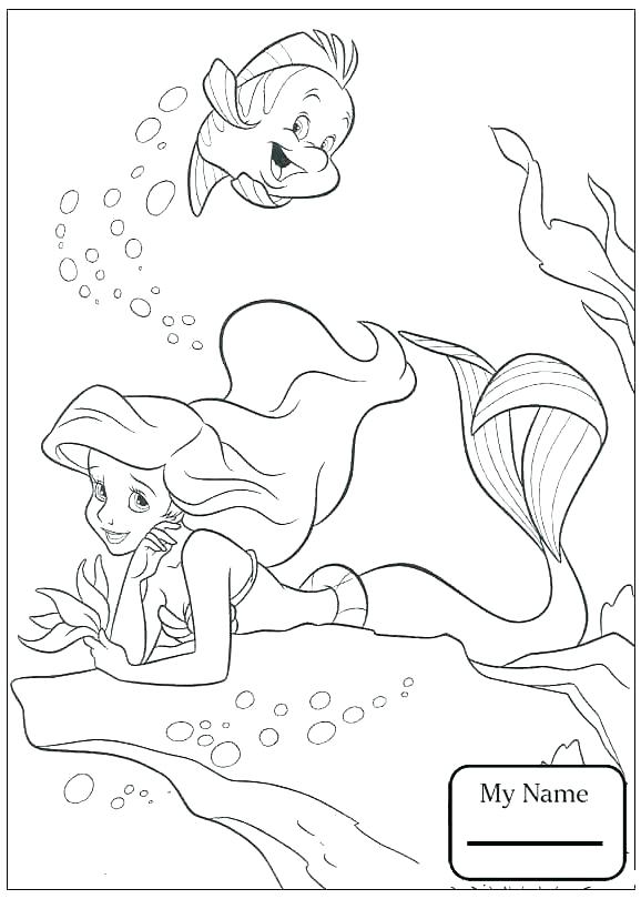 578x810 Ariel Mermaid Coloring Pages Little Mermaid Coloring Pages