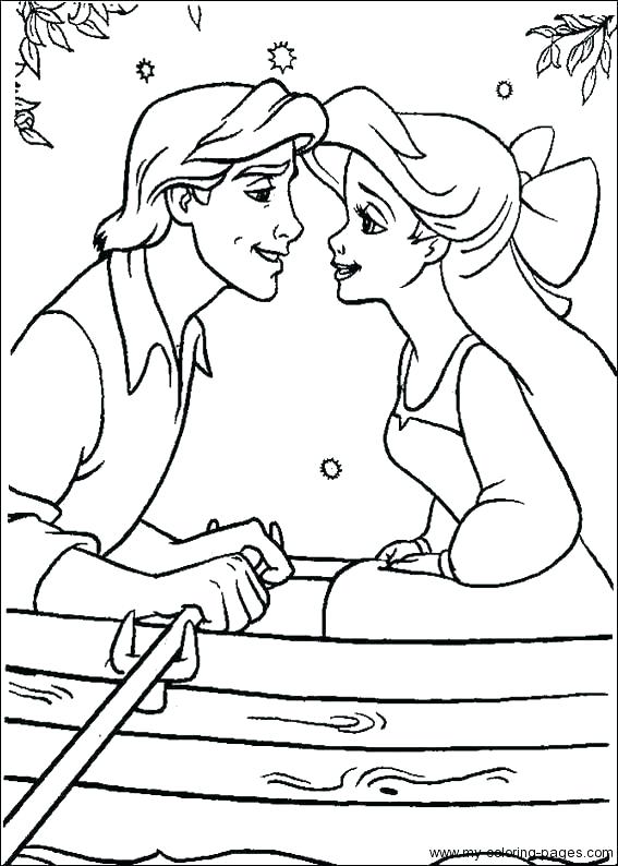 567x794 Coloring Pages Coloring Pages And Flounder Wedding Medium Size