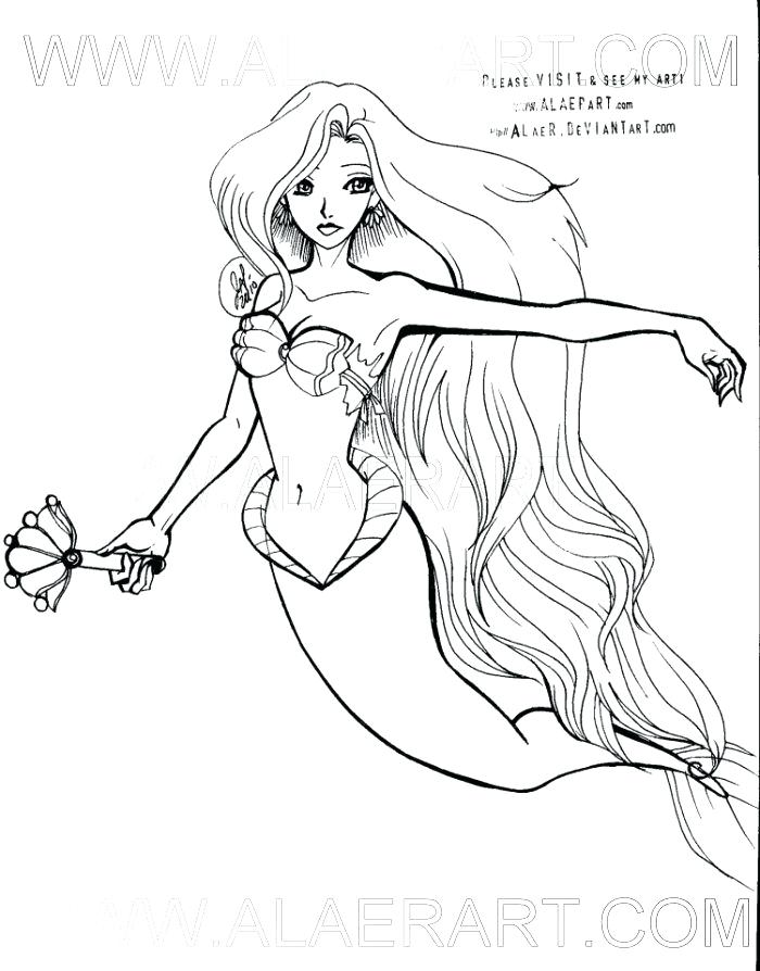 700x894 Coloring Pages Of Mermaids Coloring Page Mermaid Melody Coloring