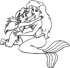 236x229 Disney The Little Mermaid Return To The Sea Coloring Page