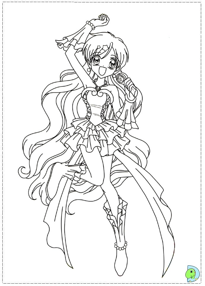691x960 Mermaid Melody Coloring Page