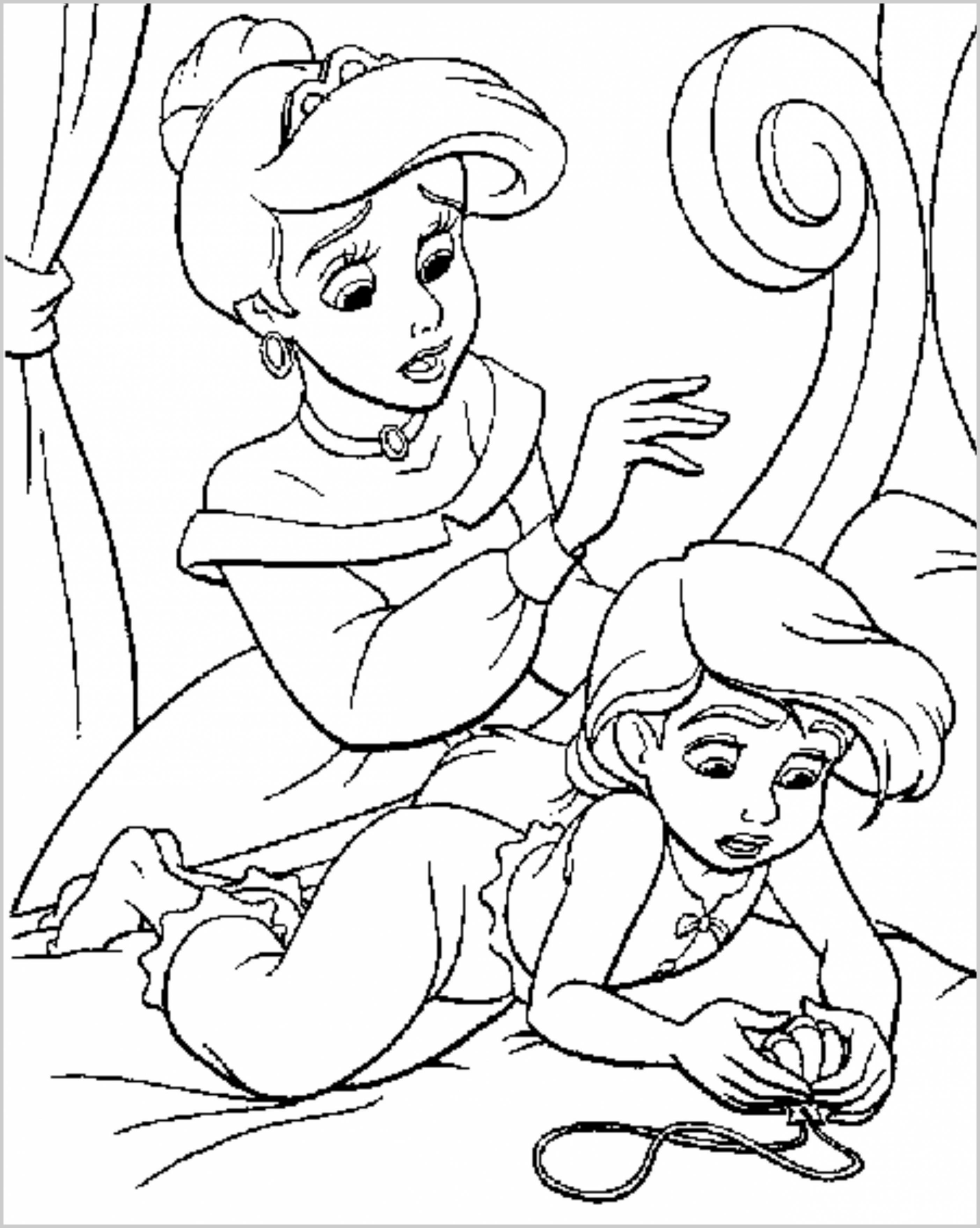 2806x3516 Simply Coloring Pages Ariel And Melody