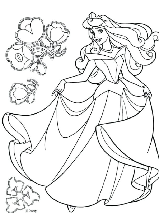 607x850 Princess Coloring Page Princess Color Pages Printable Princess