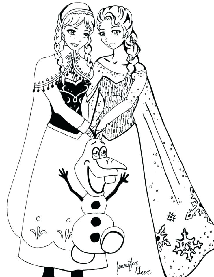 741x960 Disney Coloring Pages Online Coloring Pages Frozen Plus Coloring