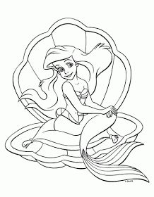 218x280 Top Free Printable Little Mermaid Coloring Pages Online