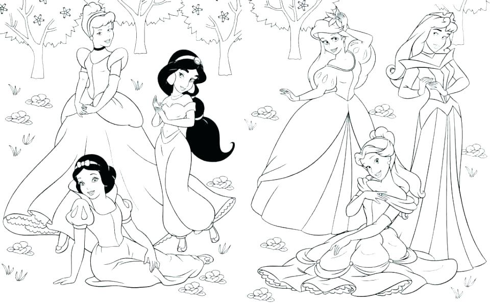 960x596 Ariel Coloring Pages Online Princess Ariel Coloring Pages Able