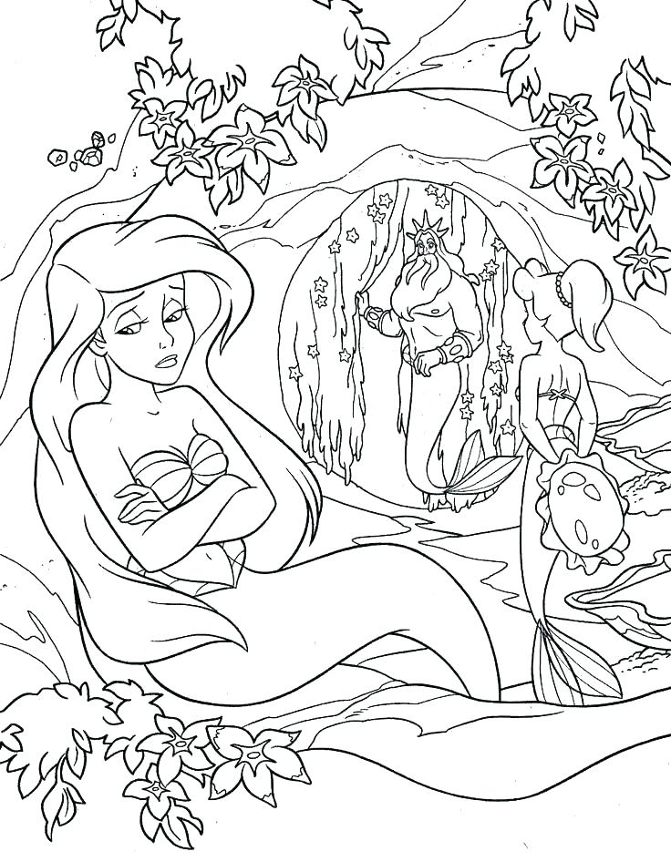736x946 Ariel Color Pages Coloring Pages Online Coloring Pages Color Page