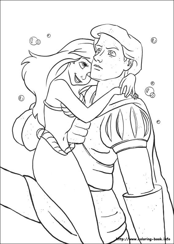 567x794 The Little Mermaid Coloring Pages On Coloring