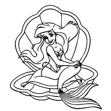 230x230 Top Free Printable Little Mermaid Coloring Pages Online