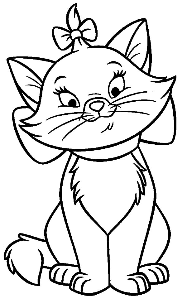 600x975 Aristocats Marie Coloring Pages Color Bros