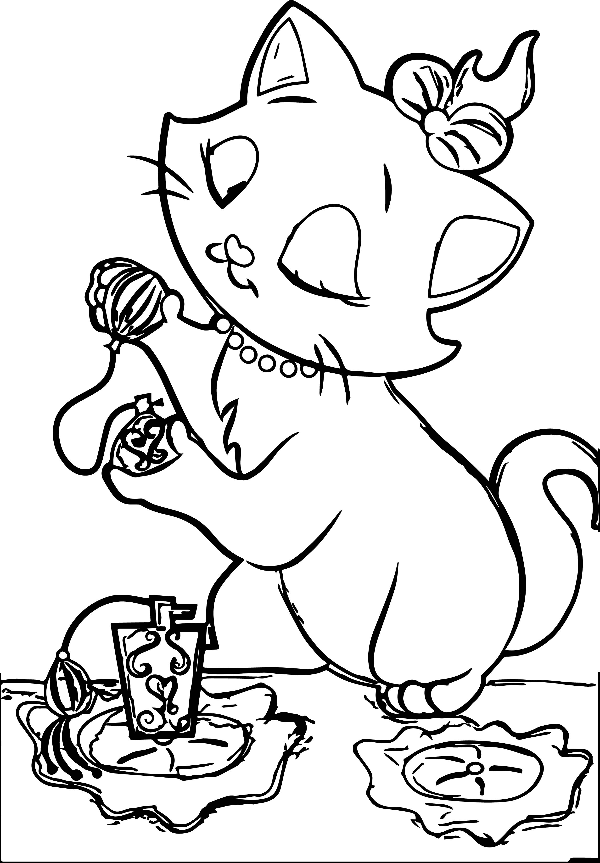 2507x3606 Disney The Aristocats Parfume Coloring Page Wecoloringpage