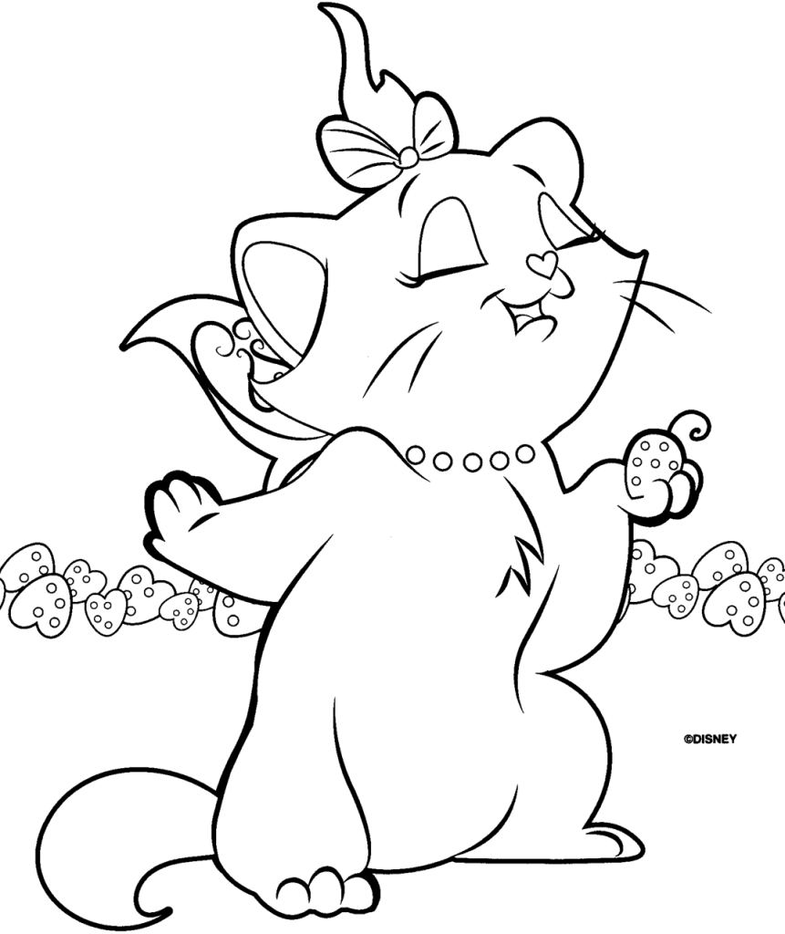 861x1024 Other Printable Aristocat Coloring Pages Coloring Tone
