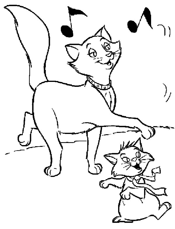 Aristocats Marie Coloring Pages at GetDrawings | Free download