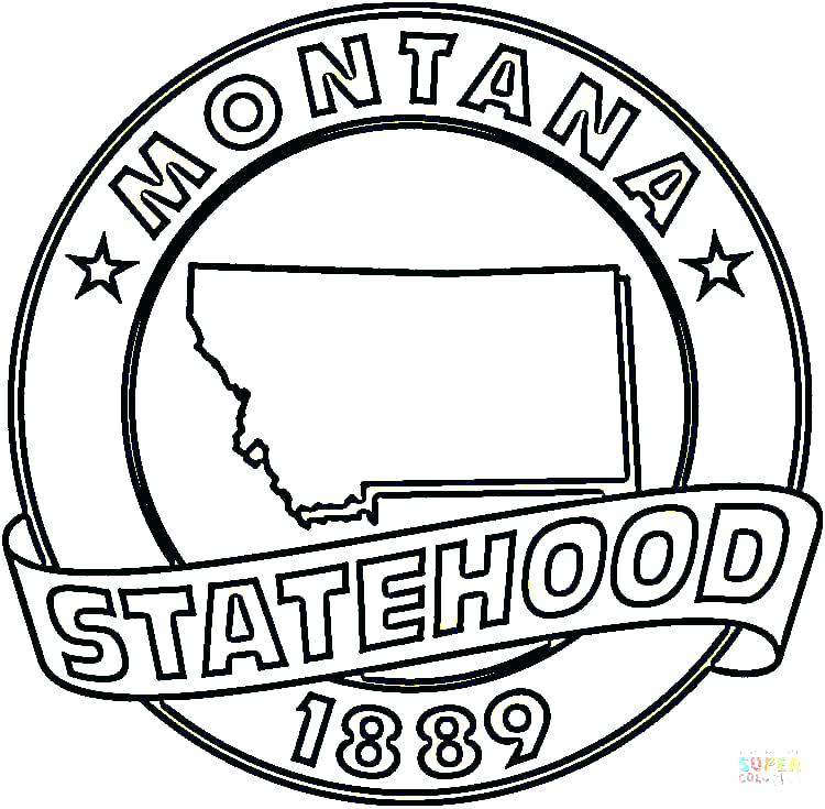 750x735 Arizona State Flag Coloring Page