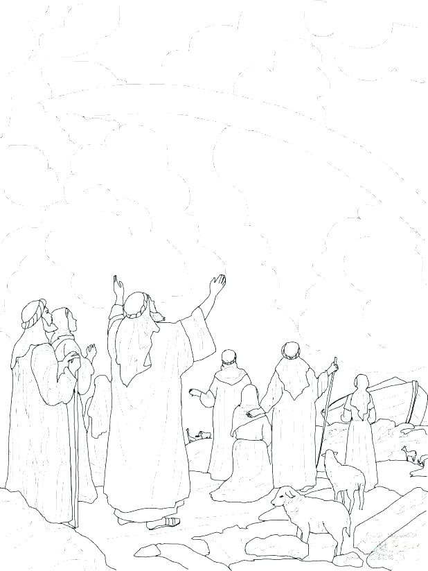 618x824 Ark Of The Covenant Coloring Page