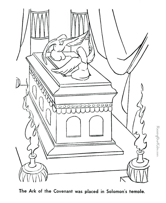 670x820 Tabernacle Coloring Page