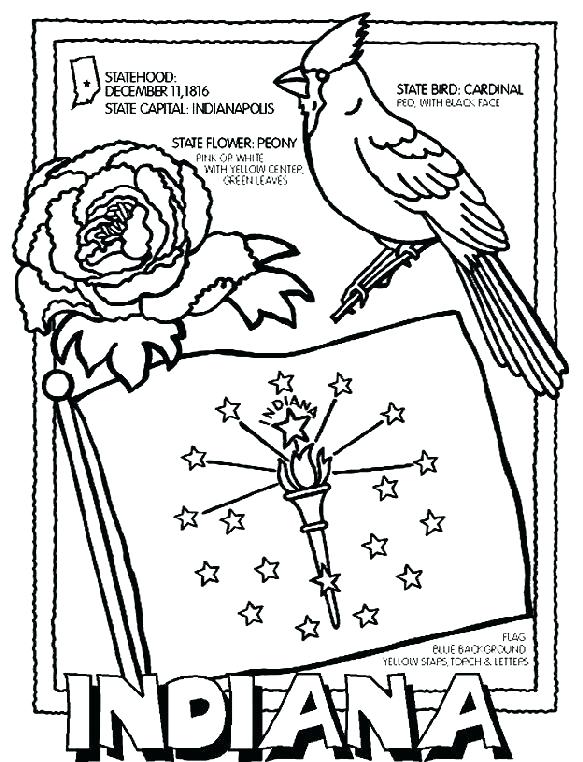 583x762 Arkansas Coloring Pages Flag Coloring Page State Flag Coloring