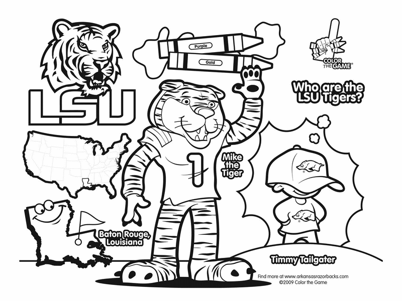 800x600 Auburn Tigers Football Coloring Pages