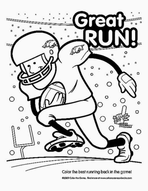 510x656 Football Coloring Pages Free Sports Coloring