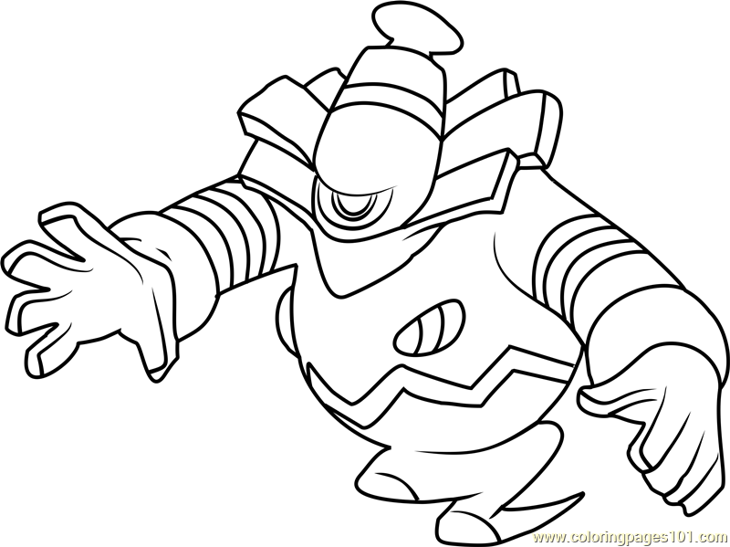 800x599 Dusknoir Pokemon Coloring Page