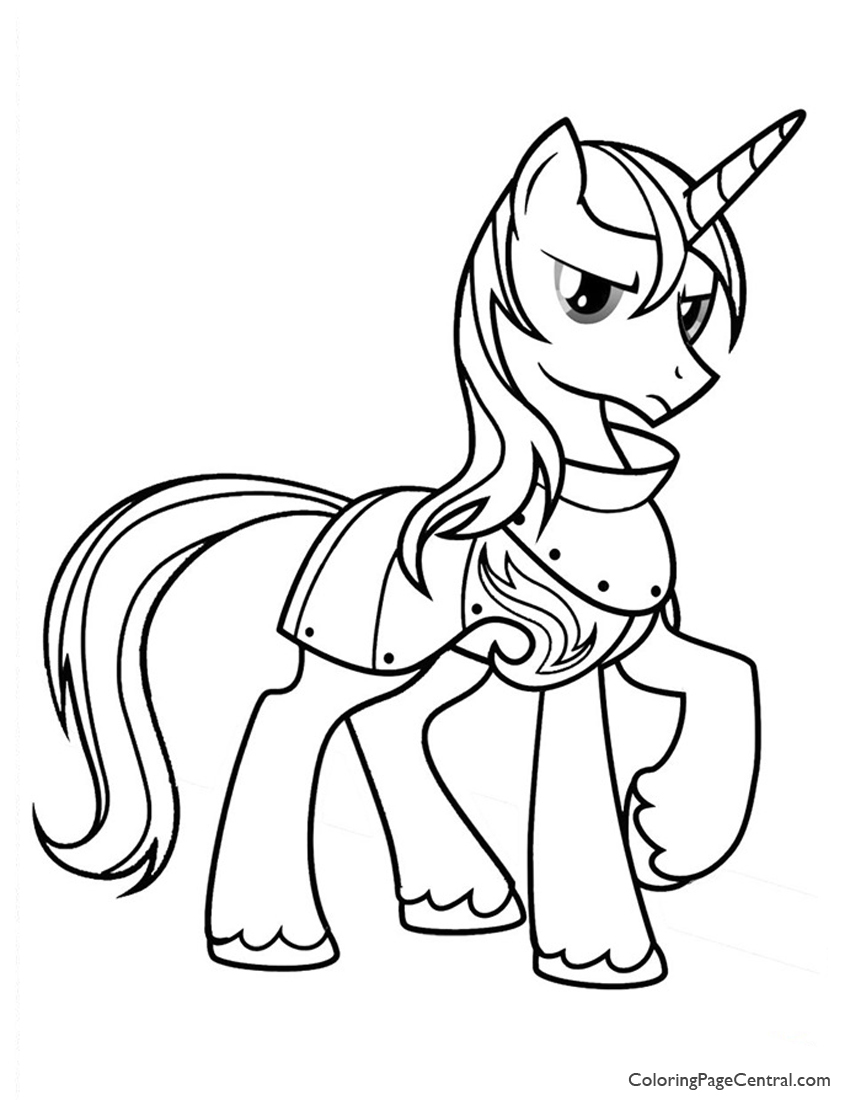 850x1100 My Little Pony Prince Shining Armor Coloring Page Coloring