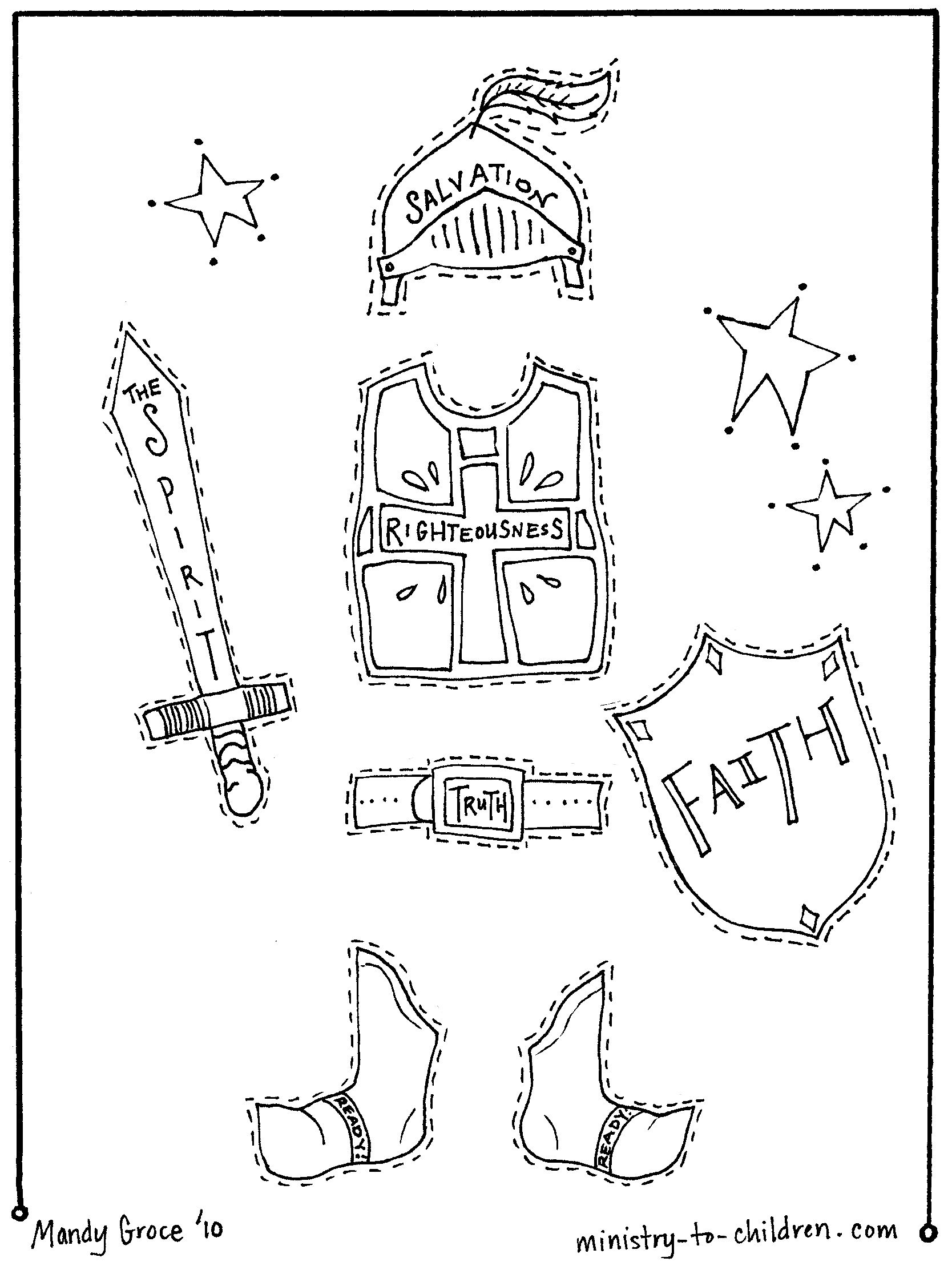 1668x2232 Armor For Kids Draw Body, Cut Out, Cover With Each Piece As You